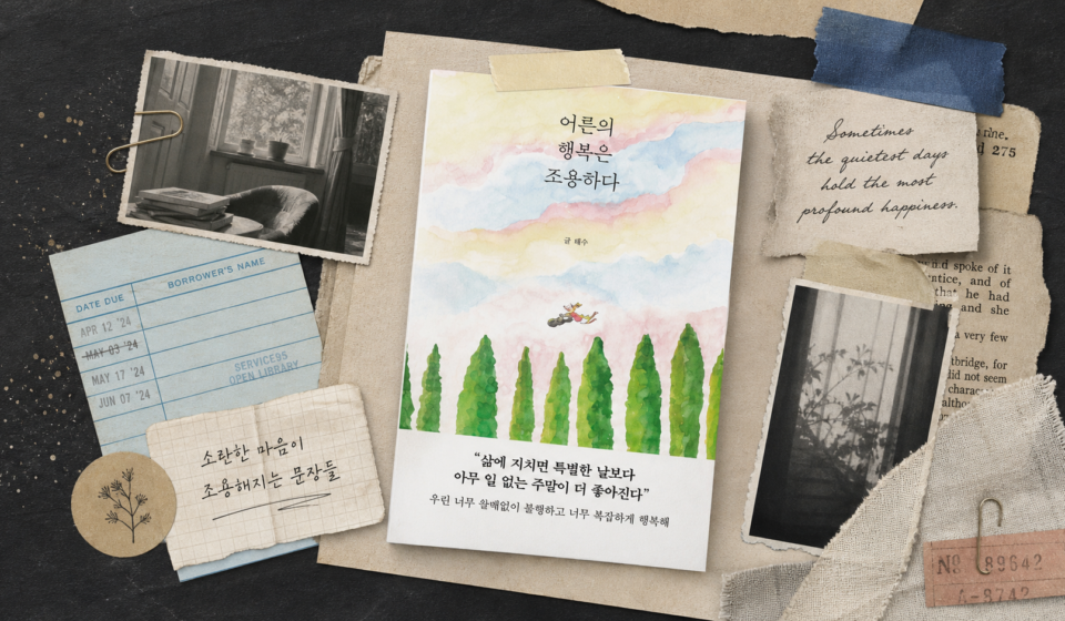 지금 읽을 결심 | 어른의 행복은 조용하다 에디토리얼 콜라주 썸네일